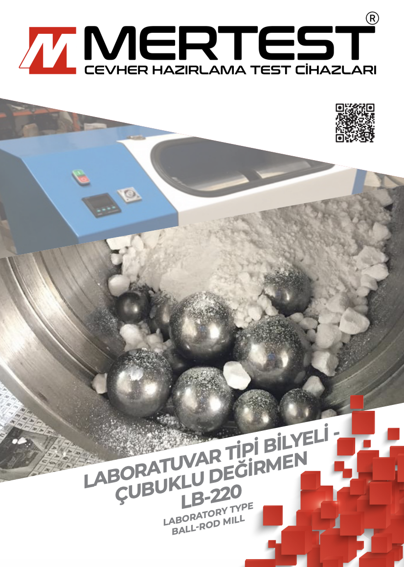 LB 220 Laboratuvar Tipi Bilyalı- Çubuklu Değirmen