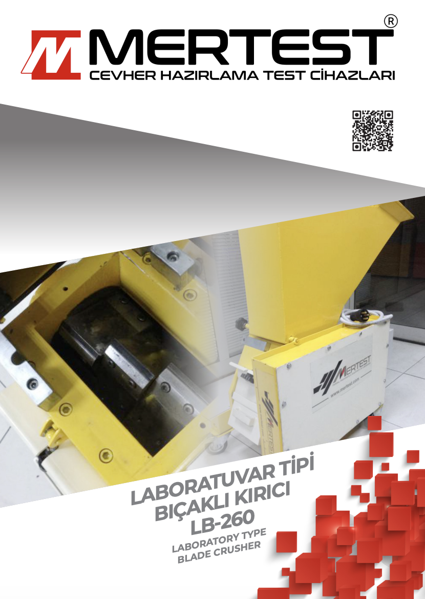LB 260 Laboratuvar Tipi Bıçaklı Kırıcı