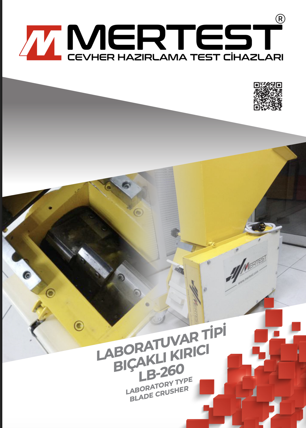 LB 260 Laboratuvar Tipi Bıçaklı Kırıcı