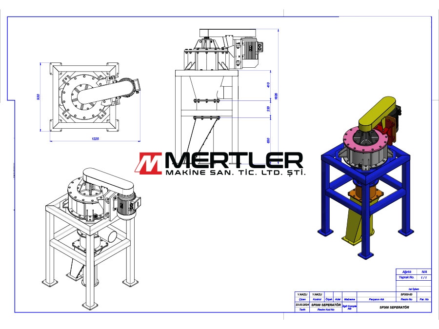 SP 300 Dynamic Air Separator
